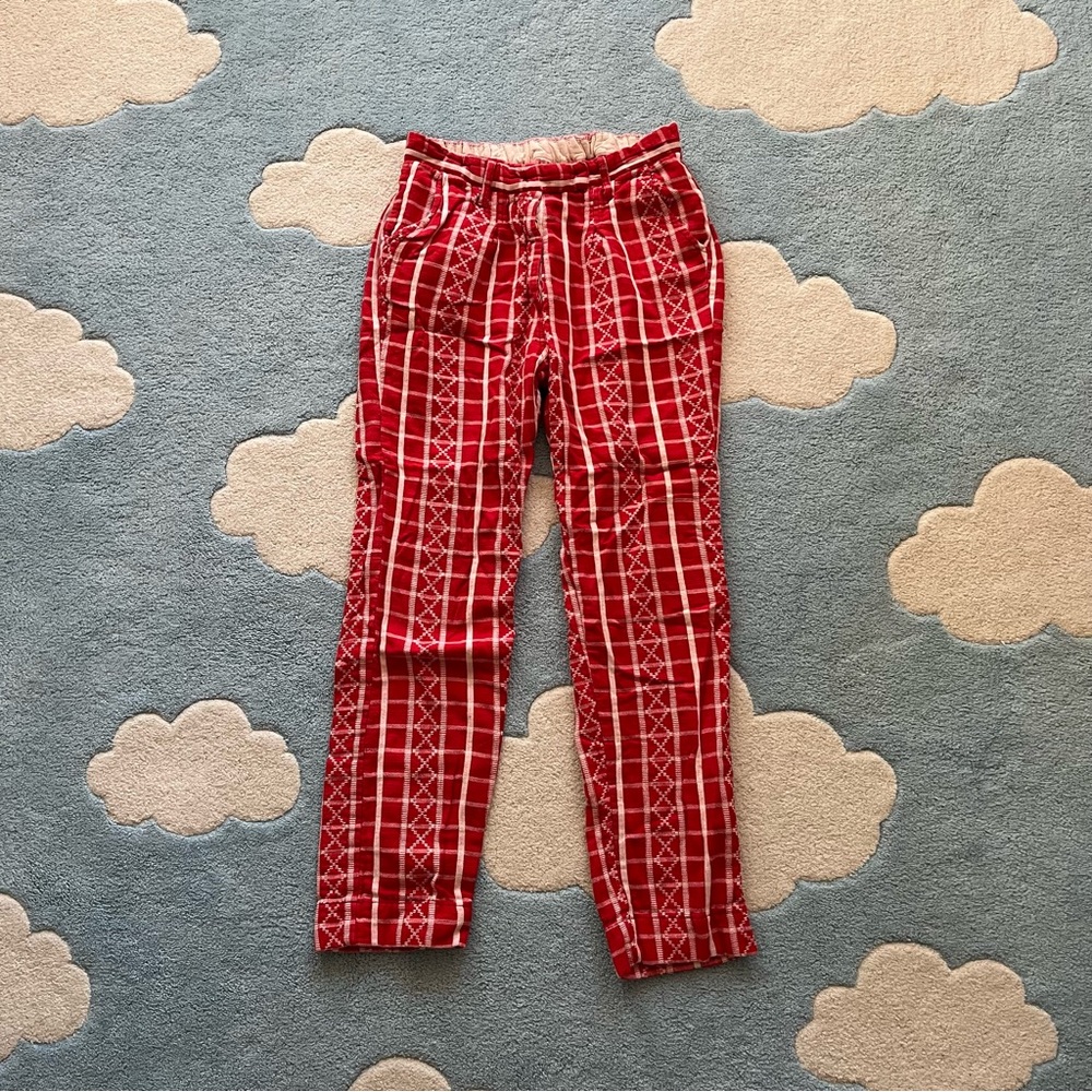 Ace&jig gridlock double cloth trousers- perfect condition- pockets
